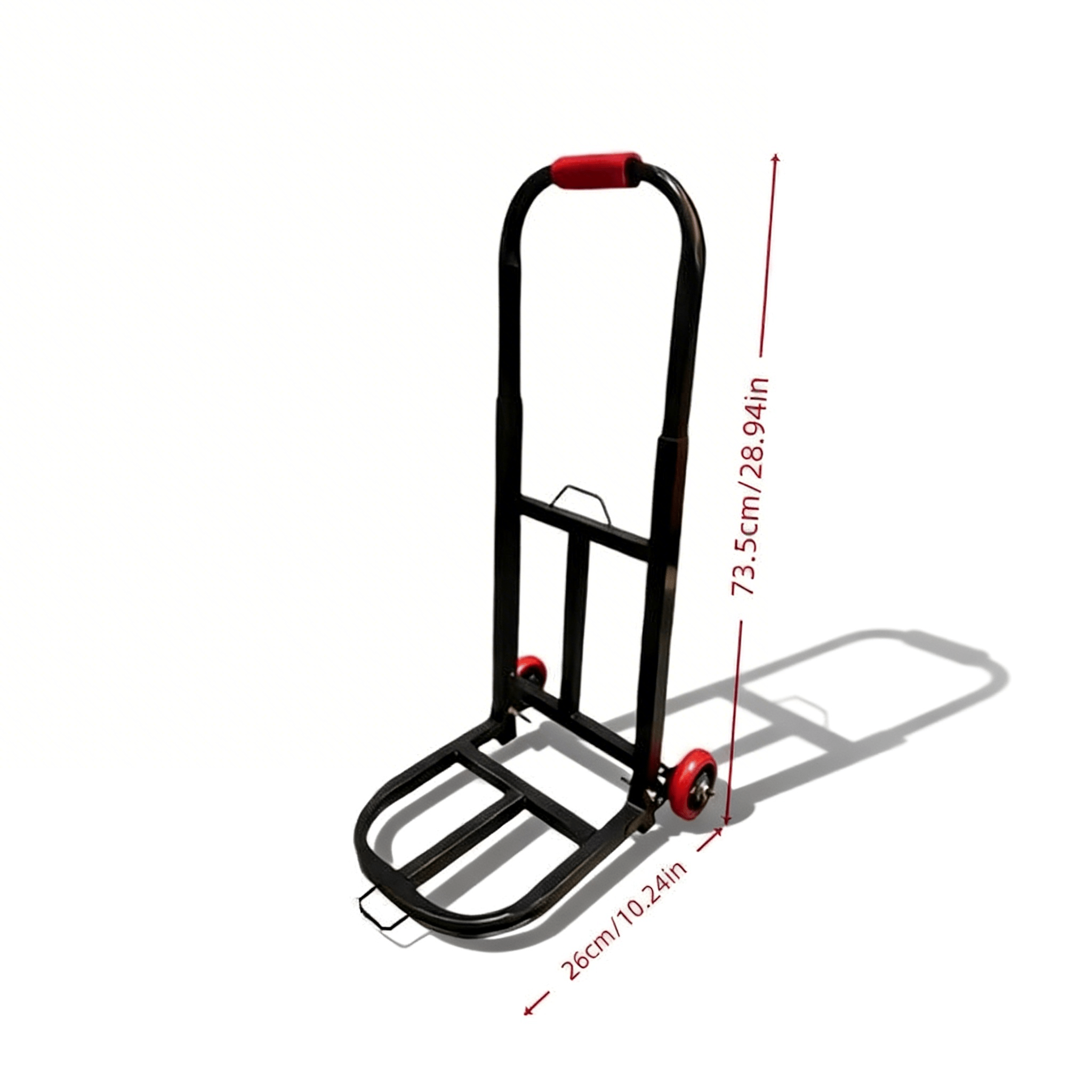 Heavy Duty Stair Climbing Cart, 220/450/680LBS Capacity Folding Hand Truck, Portable Grocery Cart with Tri-Wheels, All-Terrain Folding Dolly for Moving, Warehouse & Upstair Delivery