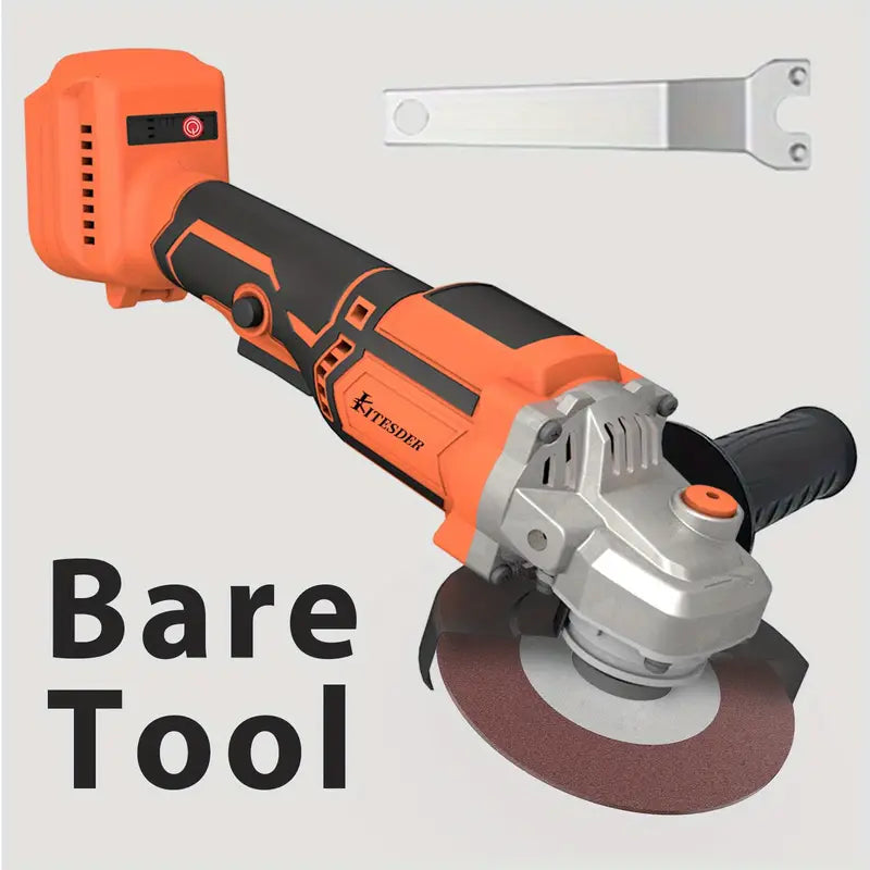 Brushless Motor Angle Grinder Cordless With Battery And Extensive Accessories, A Multi-purpose Machine, No Load Speed: 11000r/min, Maximum Opening Depth: 30mm, Widely Used In Ceramic Tile, Stone, Steel. Polish, Frosted.